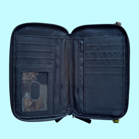 Two-Piece Vera Bradley Set Retired Sierra Villager Tote Bag Crossbody Wallet EUC - Picture 10 of 16